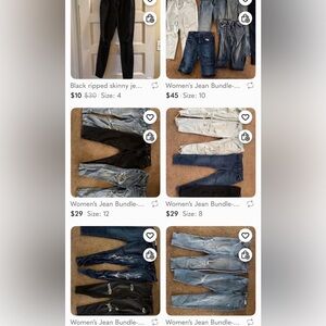 All Pants in Posh Closet- 48 Pairs